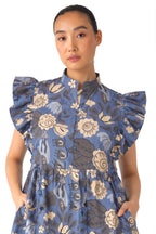 Floral Graffiti Midi dress