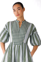 Vintage Stripe Midi dress