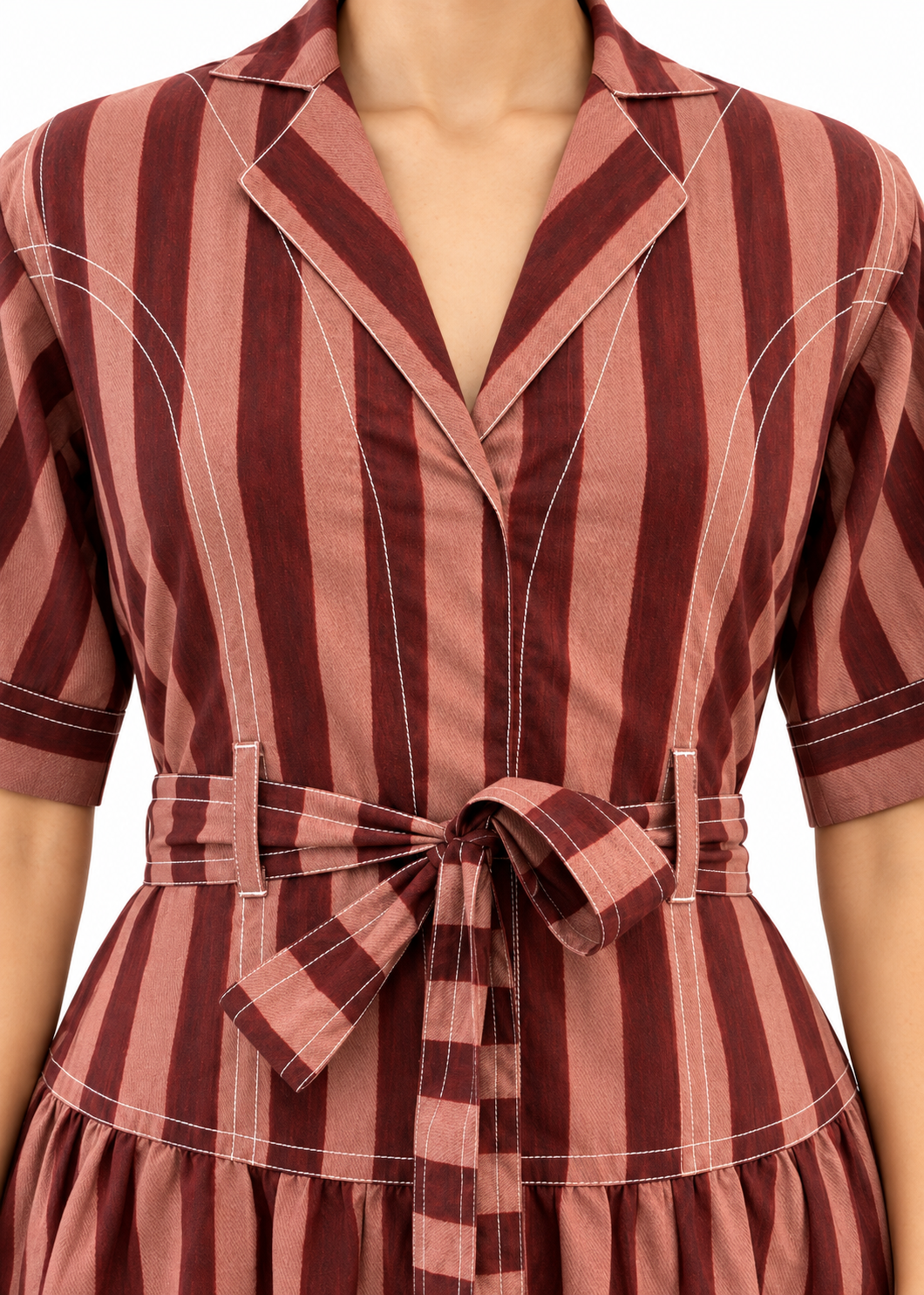 Cinnamon Stripe Dress