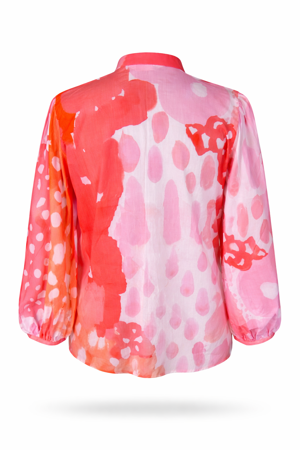 Coral Ruffle Muse Shirt